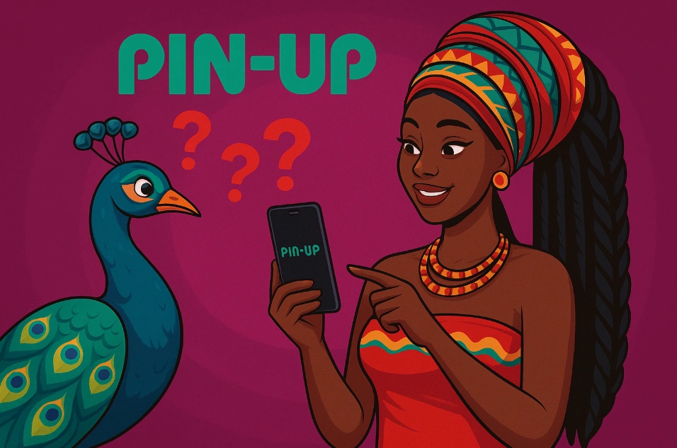 Smartphone avec l’interface de l’application PinUp Casino Congo affichant les jeux de casino et les options de paris